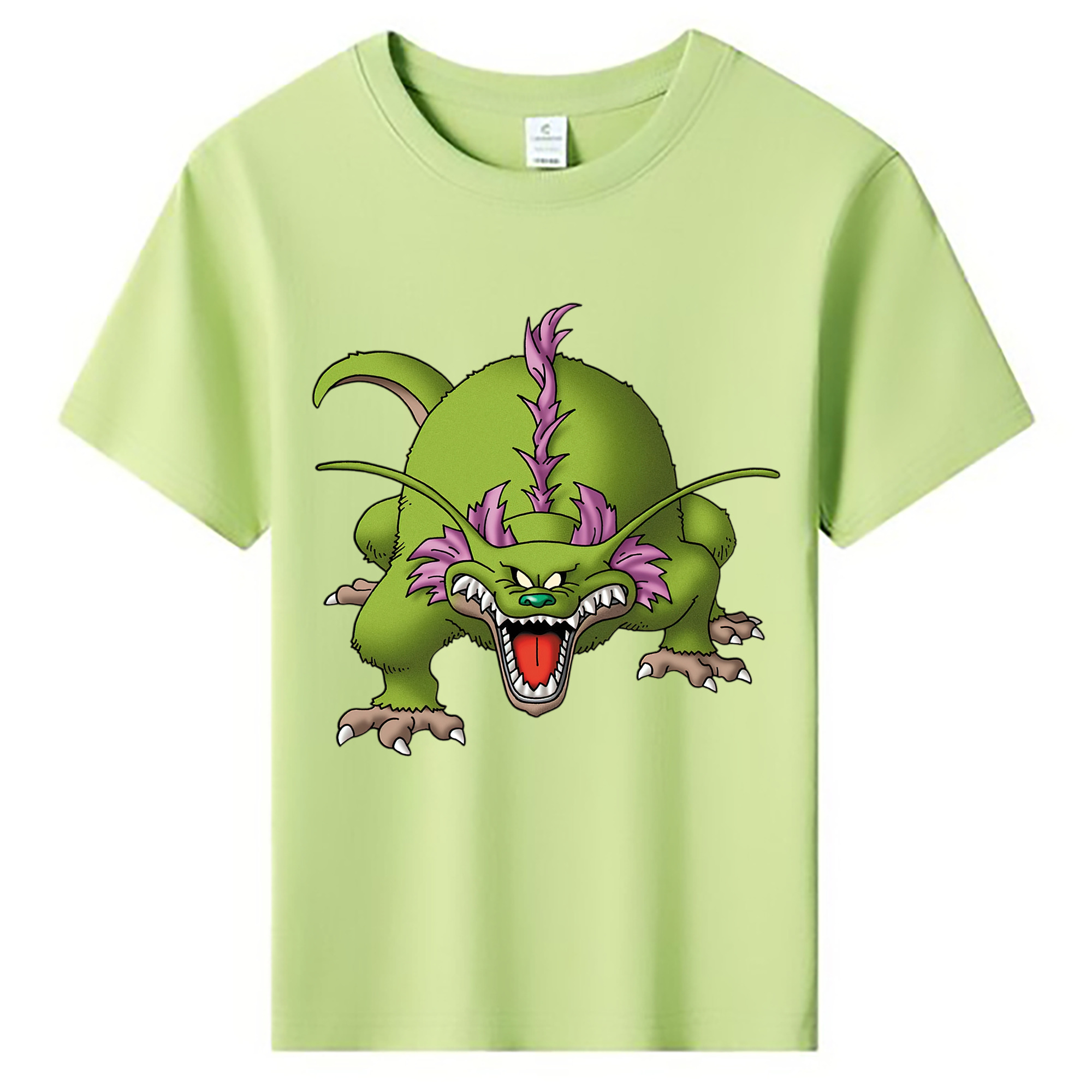 （画像用） ドラゴンクエスト Doragon Kuesuto Dragon Quest 綿100％キッズTシャツ（フロントプリント）